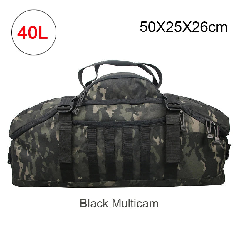 Camo Duffle bag Tactical Waterproof Backpack