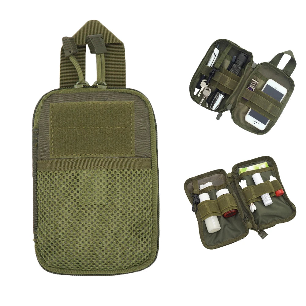 Men Tactical Molle Pouch Belt Bag